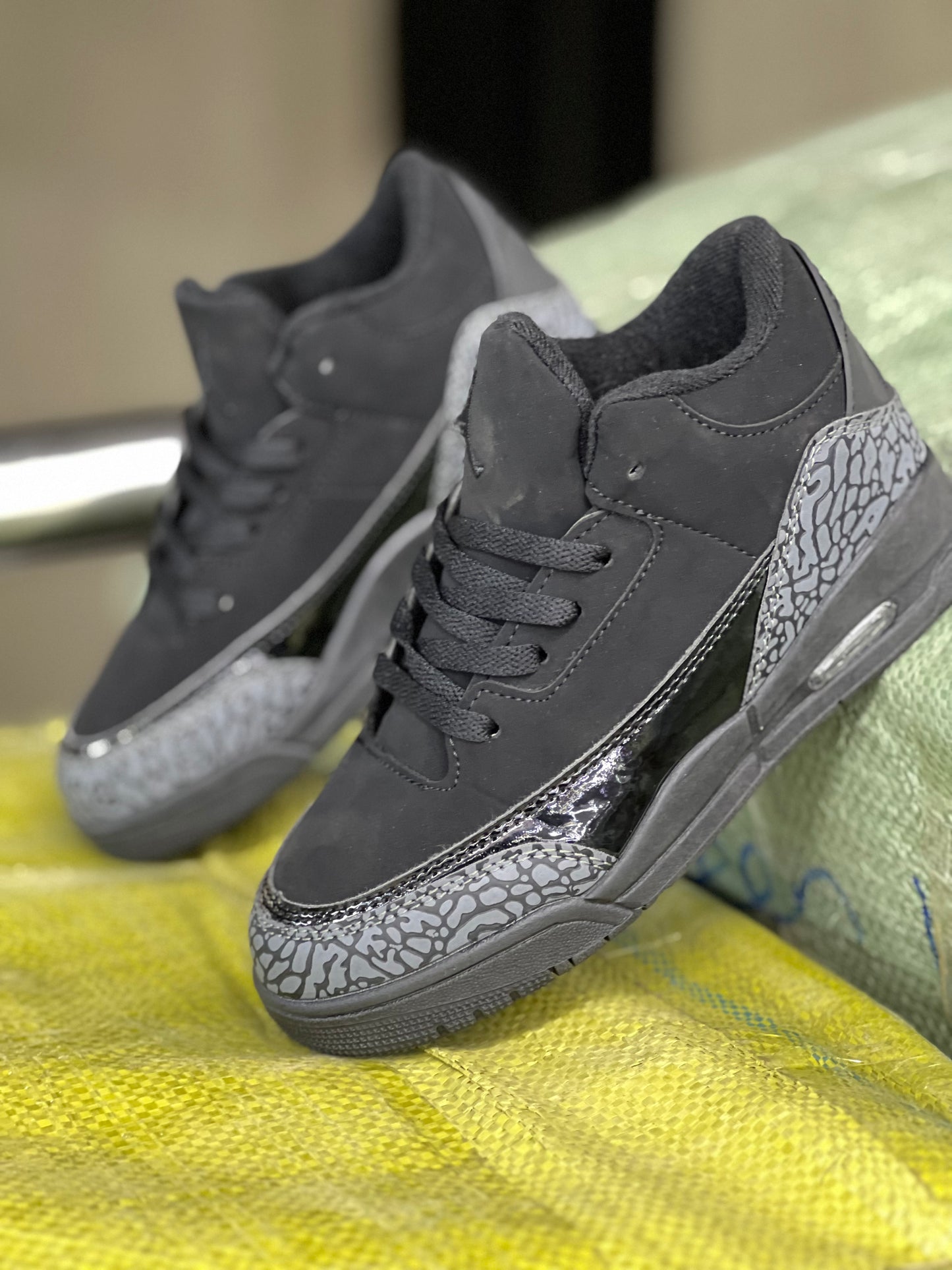 Kids Air Jordan 3 - Black