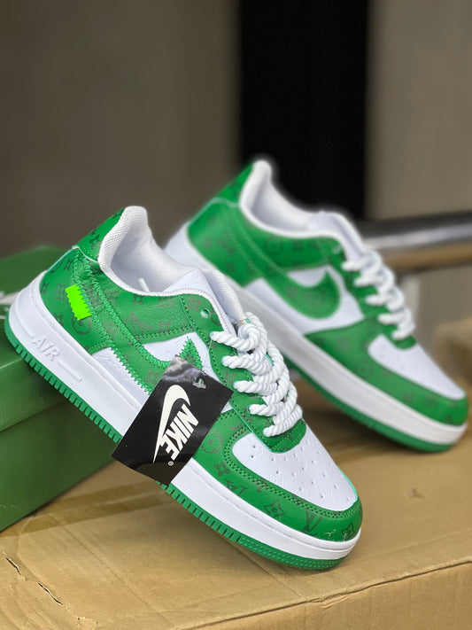 Louis Vuitton Airforce 1 Sneakers - Green