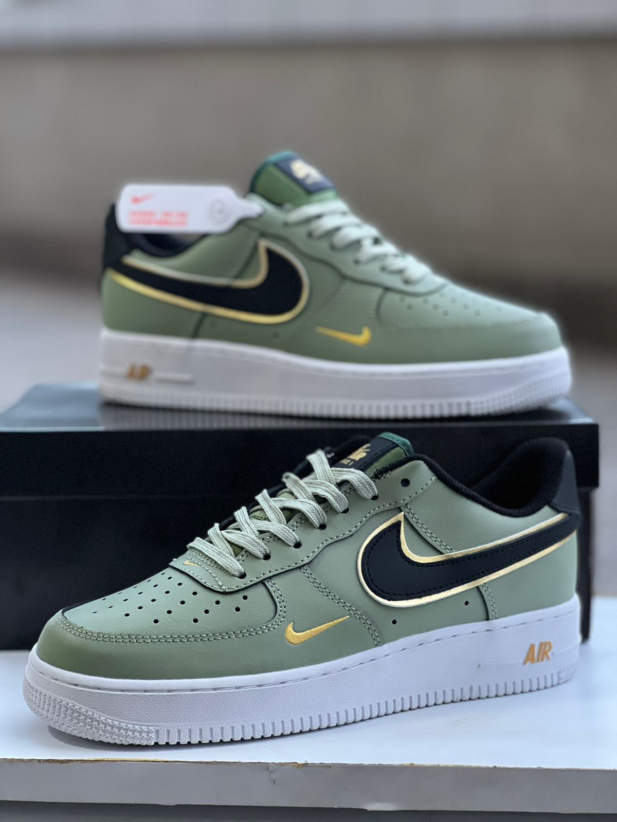 Nike Air Force 1 Low '07 LV8 Double Swoosh' - Green