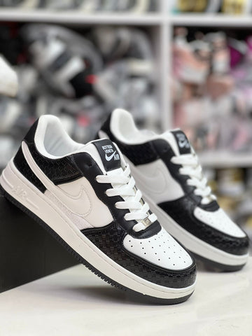Bottega Airforce Sneakers - White Black