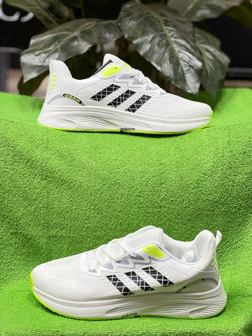 Adidas Gym Boost Sneakers - White Black