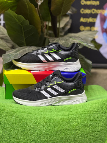 Adidas Gym Boost Sneakers - Black Green