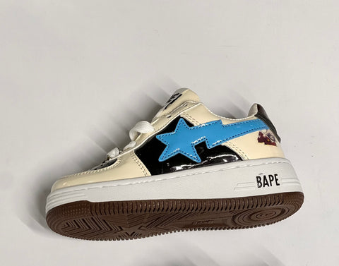 Bape Sta Sneakers (Kids)  - Beige Black