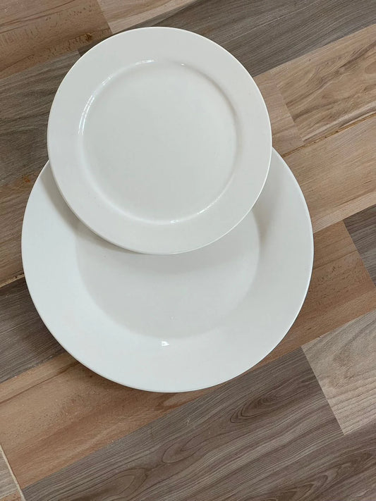 White Ceramic Plates