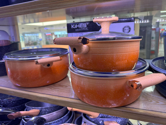 Orange Cookware/Sufuria Set