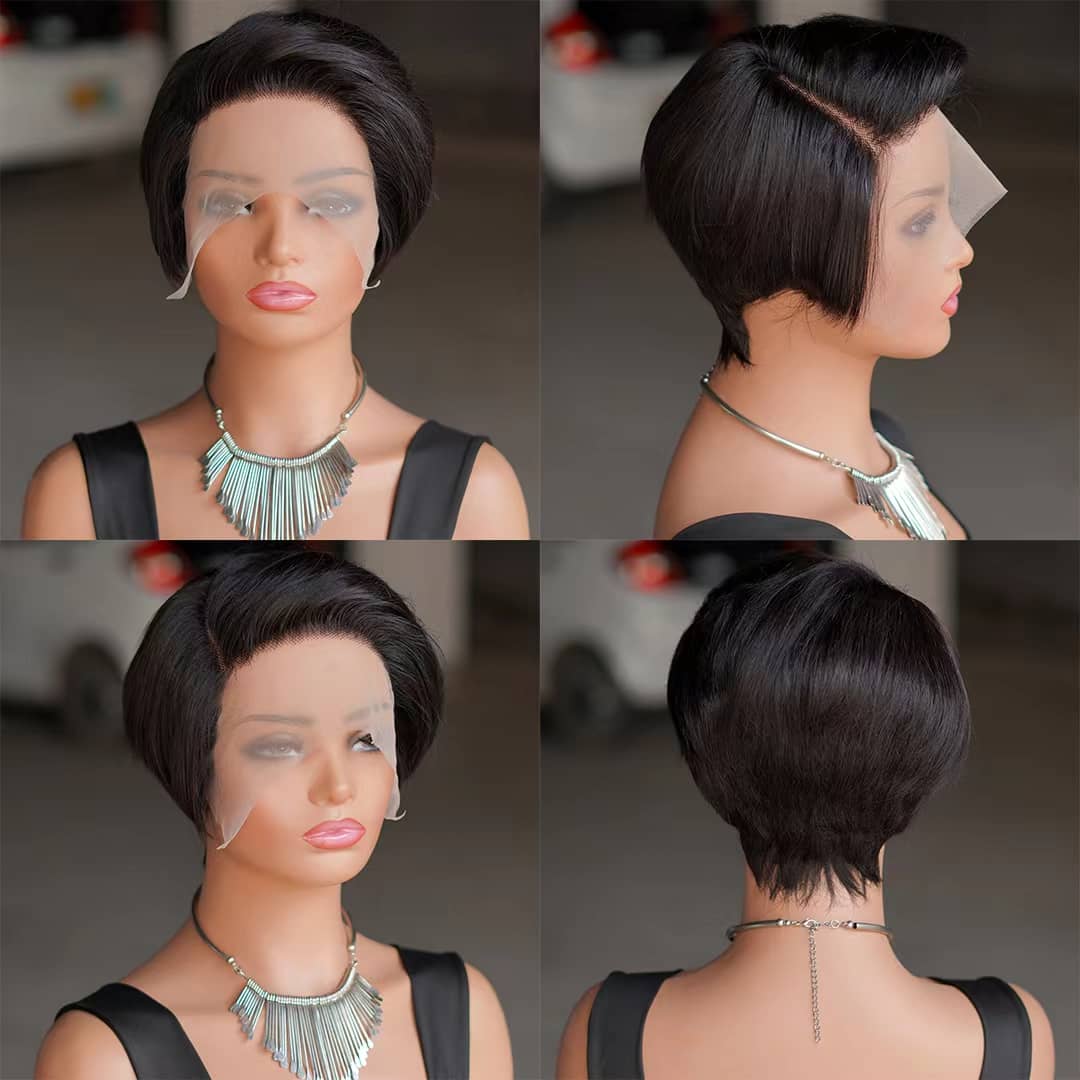 Pixie Human hair Wig