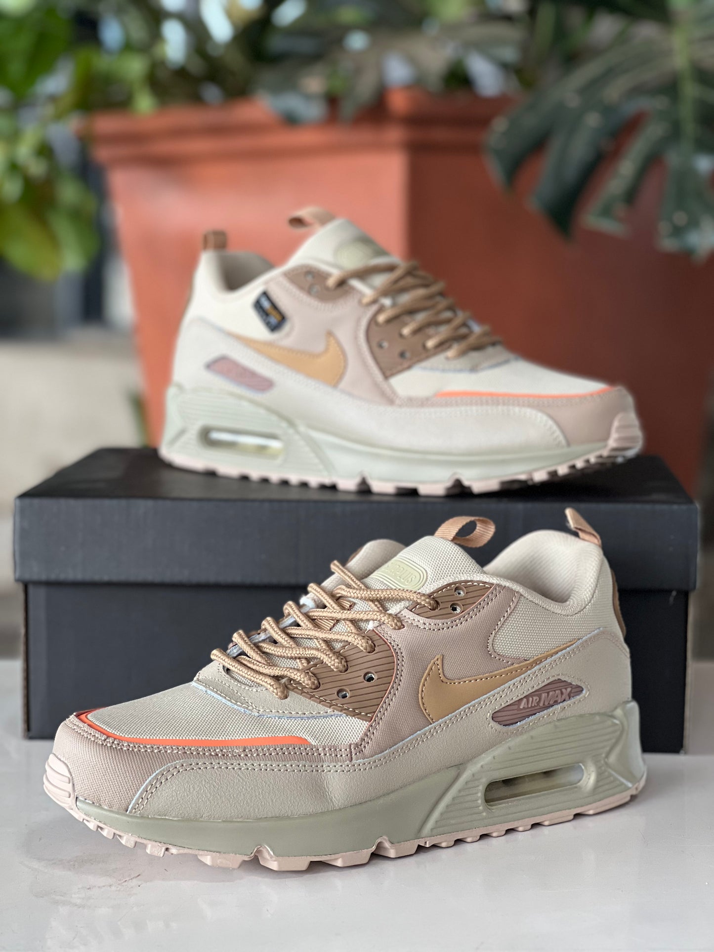 Nike Air Max90 Cushion Sneakers -  Desert Camo