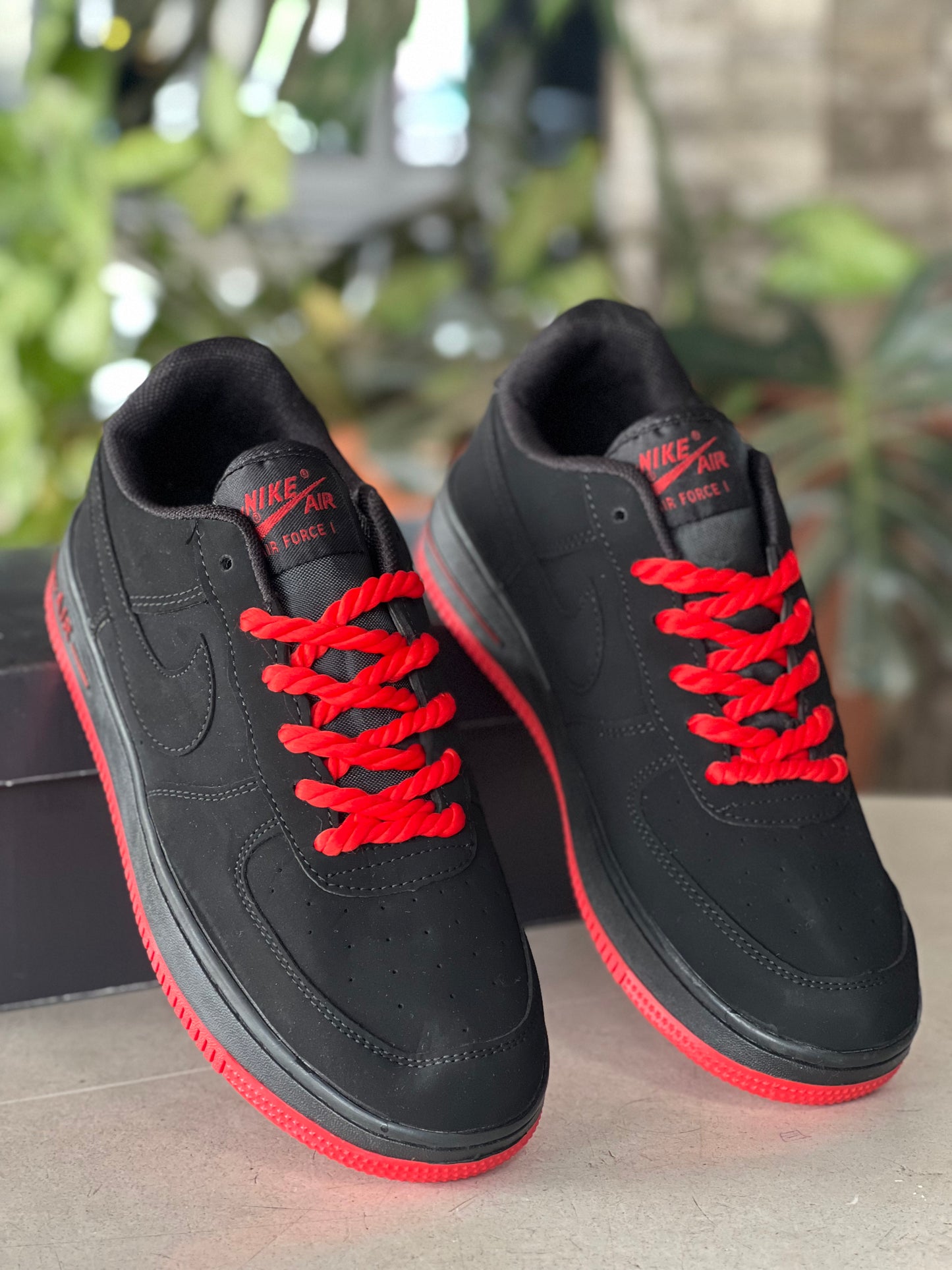 Air force 1 red suede best sale