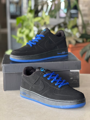 Nike Airforce Multicolor Suede Sneakers - Blue