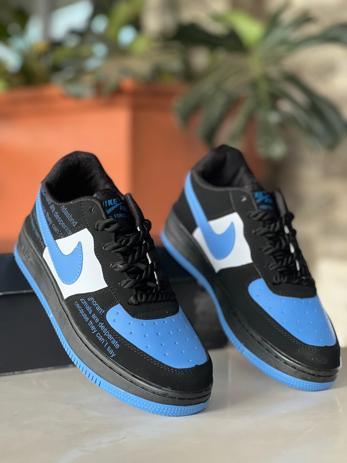 Nike Airforce Suede Sneakers - Blue