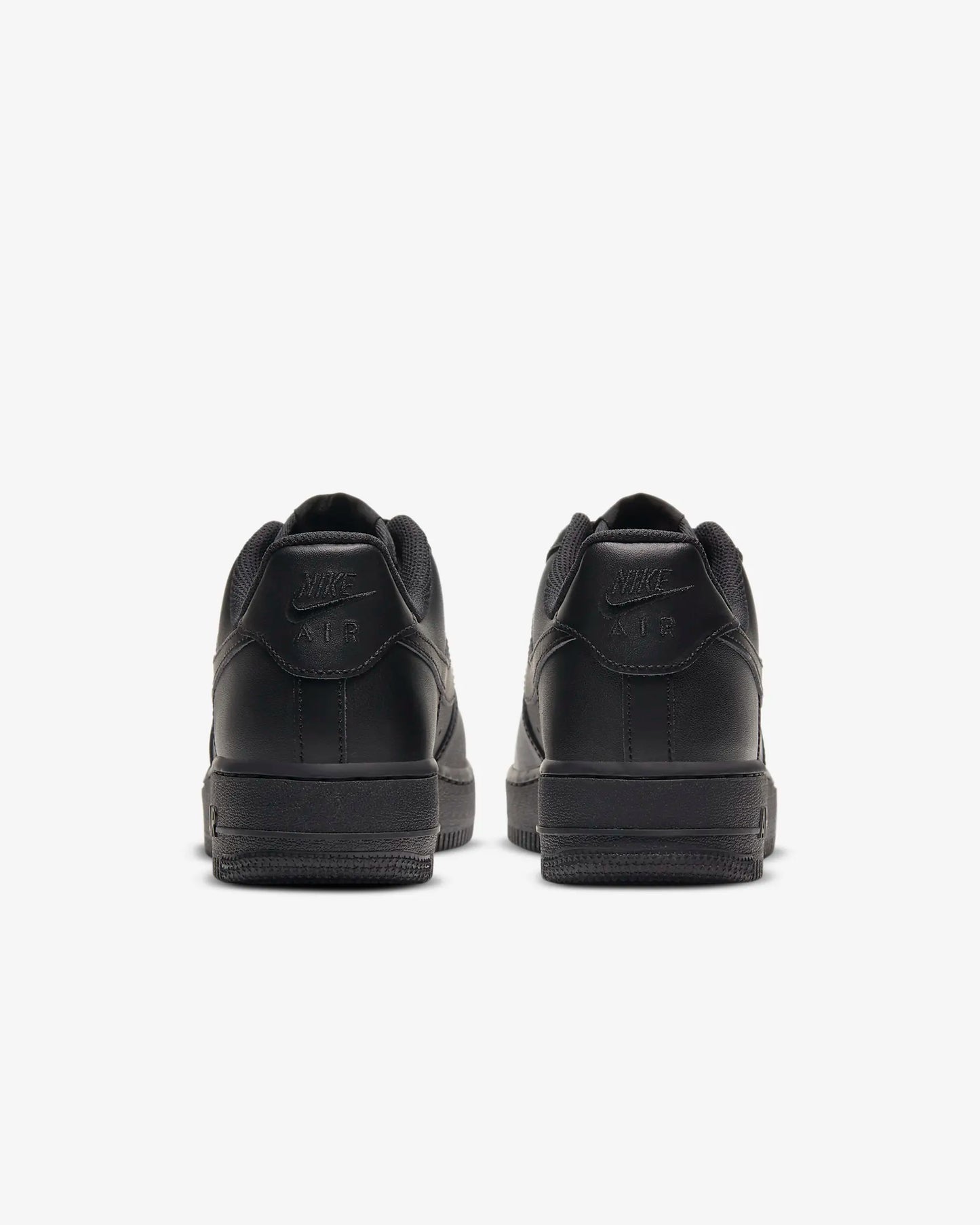 Nike Airforce 1 Sneakers - Black Double Sole