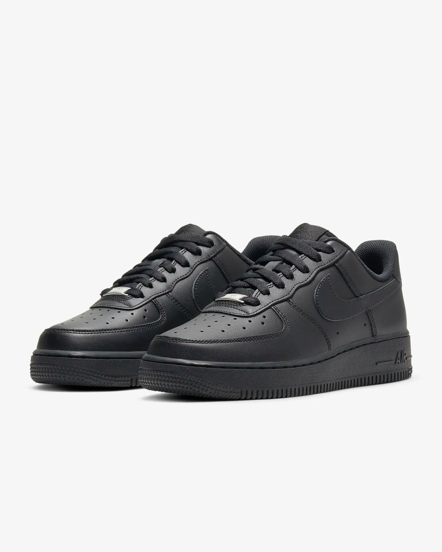 Nike Airforce 1 Sneakers - Black Double Sole