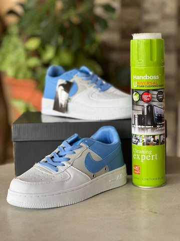 Nike Airforce 1 3 Split Sneakers - Blue Grey White