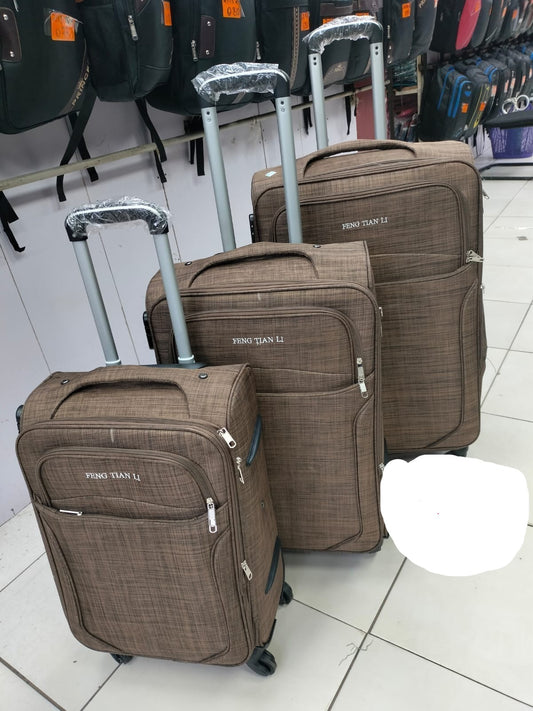 Suitcase 3pc Set - Brown