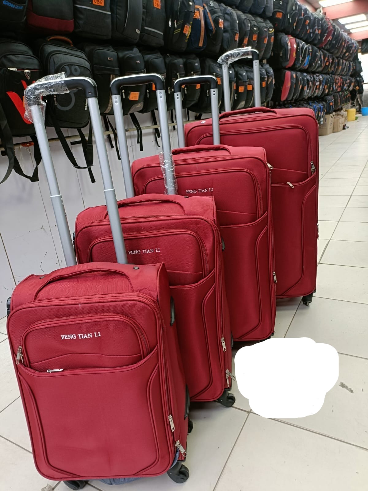 Suitcase 4pc Set - Maroon