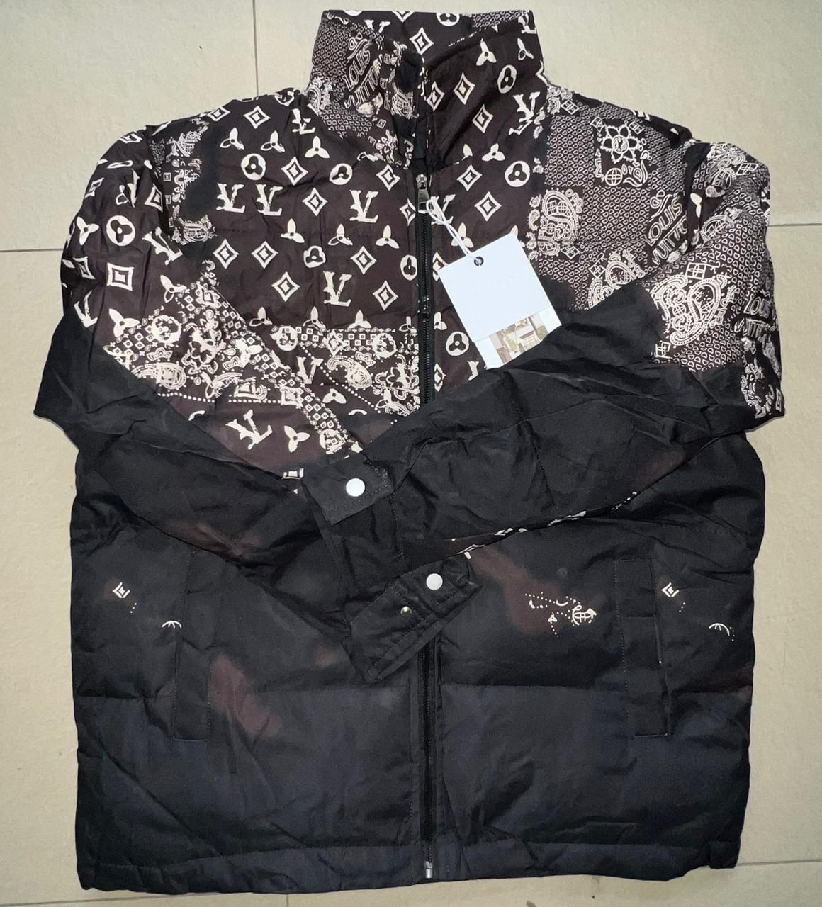 Puff Jackets - Black Brown