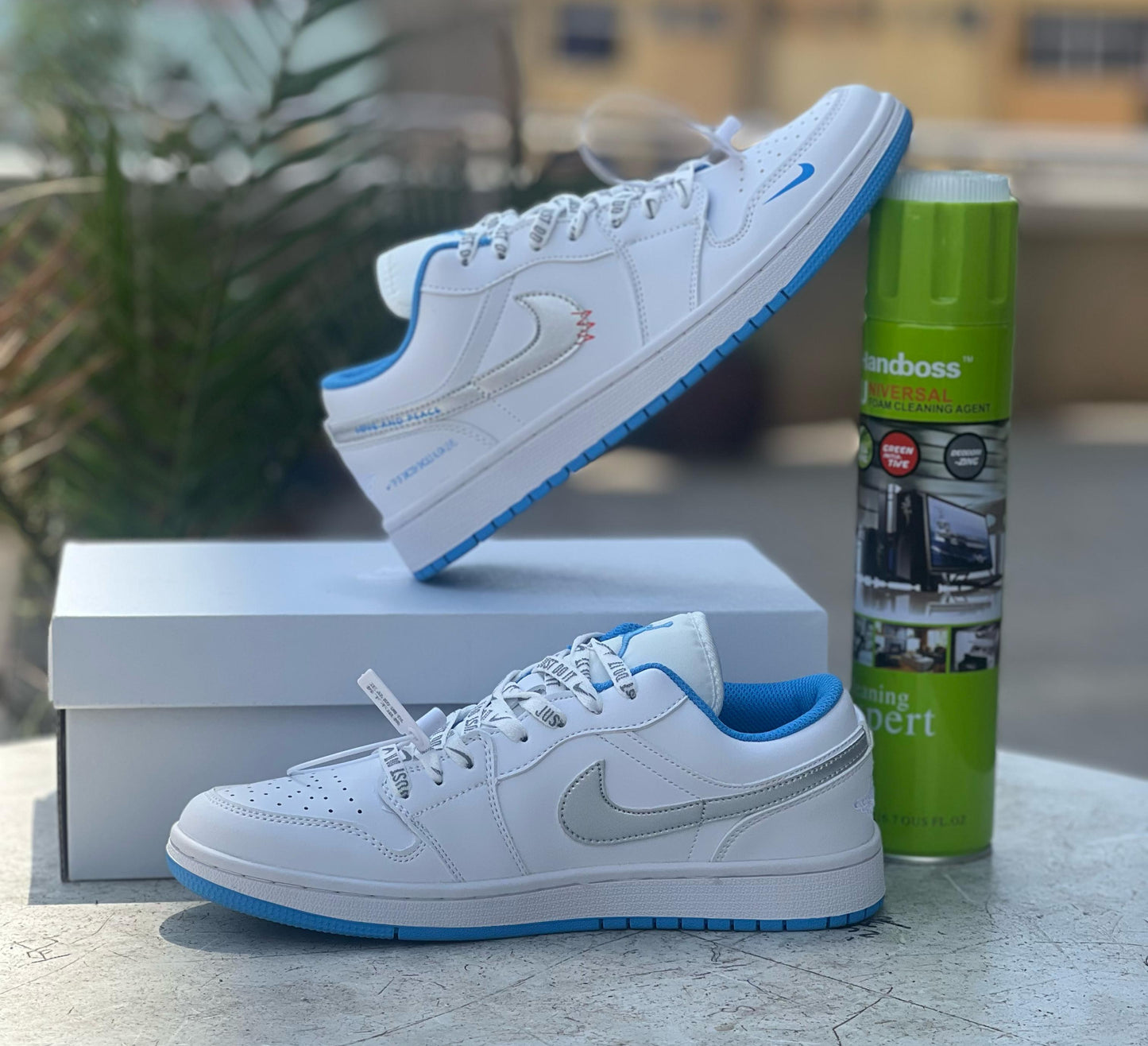 Nike Air Jordan 1 Low - White/Blue