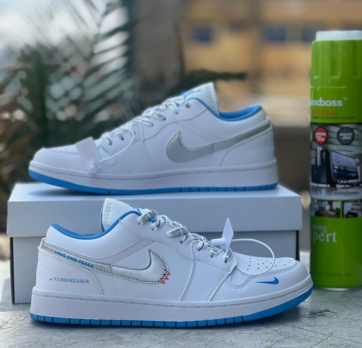 Nike Air Jordan 1 Low - White/Blue