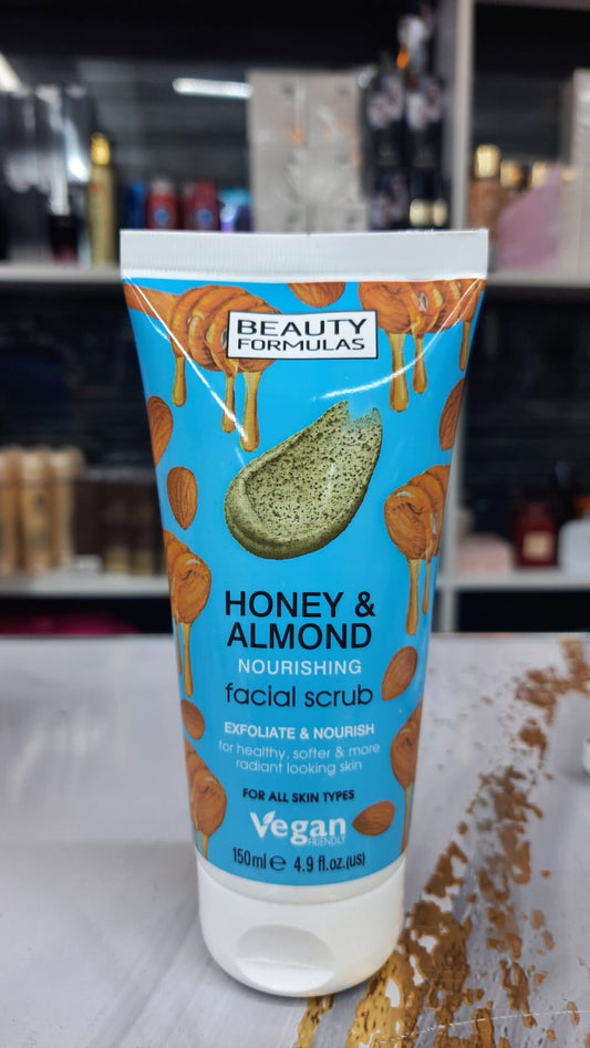 Beauty Formulas Honey & Almond Nourishing Facial Scrub