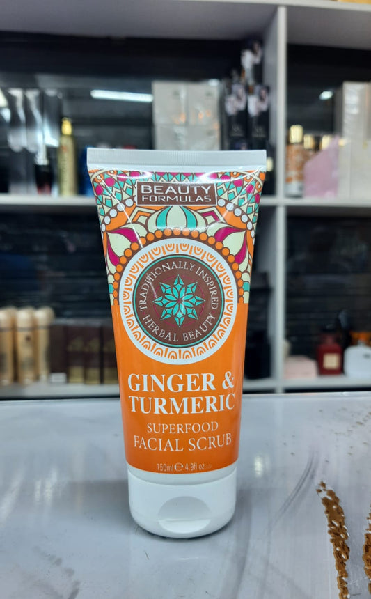 Beauty Formulas Ginger & Turmeric Superfood Facial Scrub