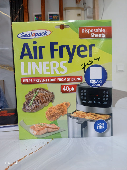 Sealapack Disposable Square Air Fryer Liners (40 Pack)