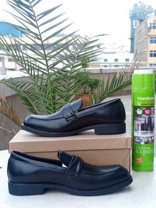 Men's Classic Penny Loafers (Black)