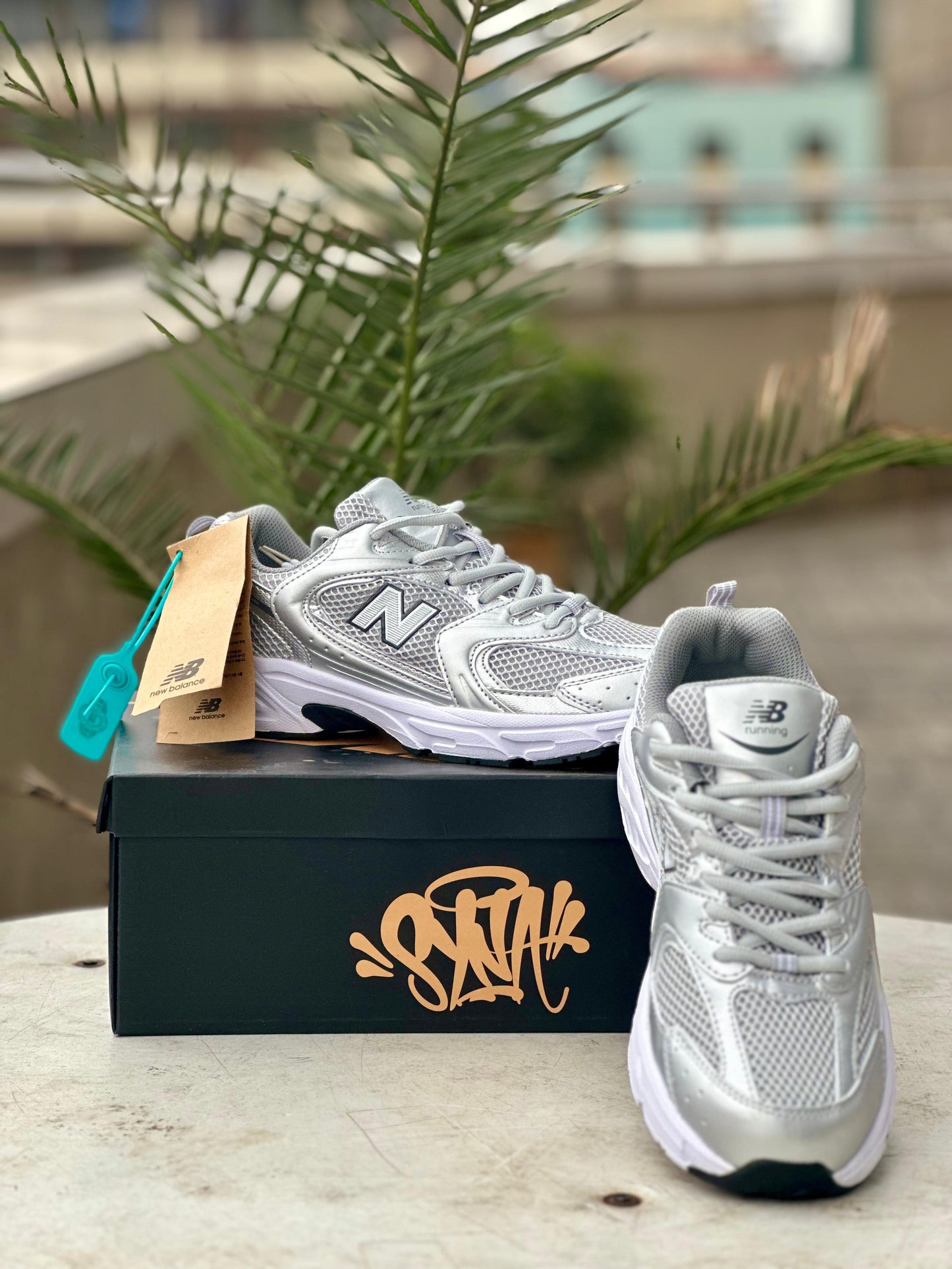 New Balance 530  Silver Running Sneaker