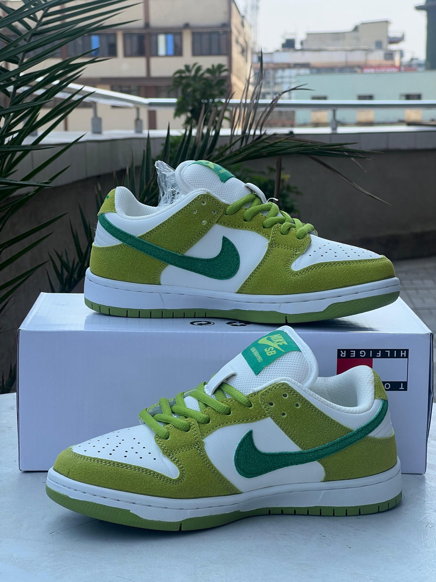 Nike SB Dunk Low “White & Forest Green