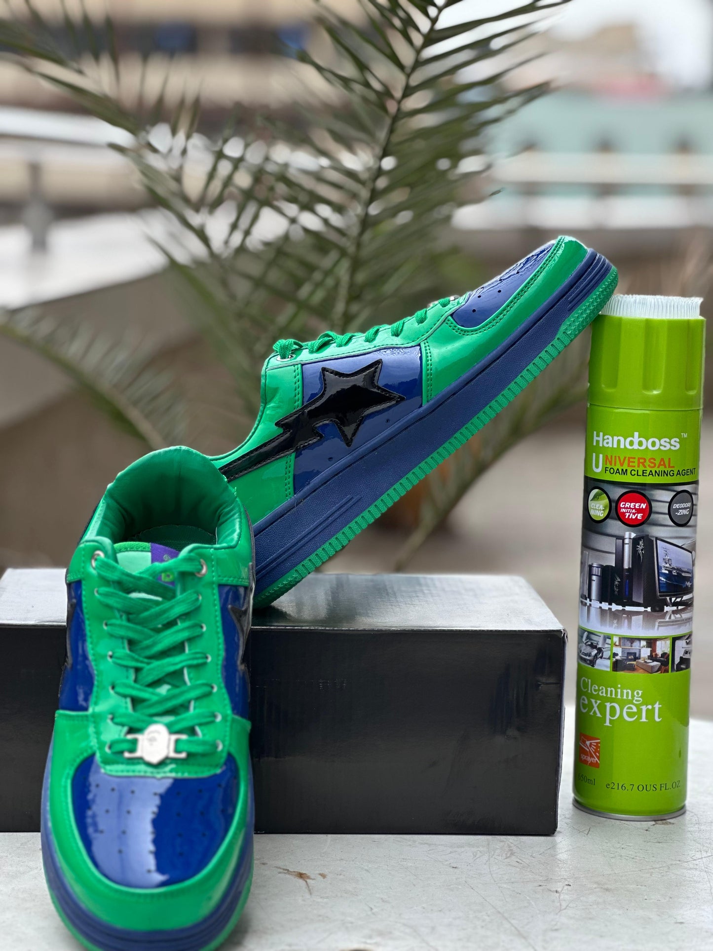 Bapesta Low – Green/Navy