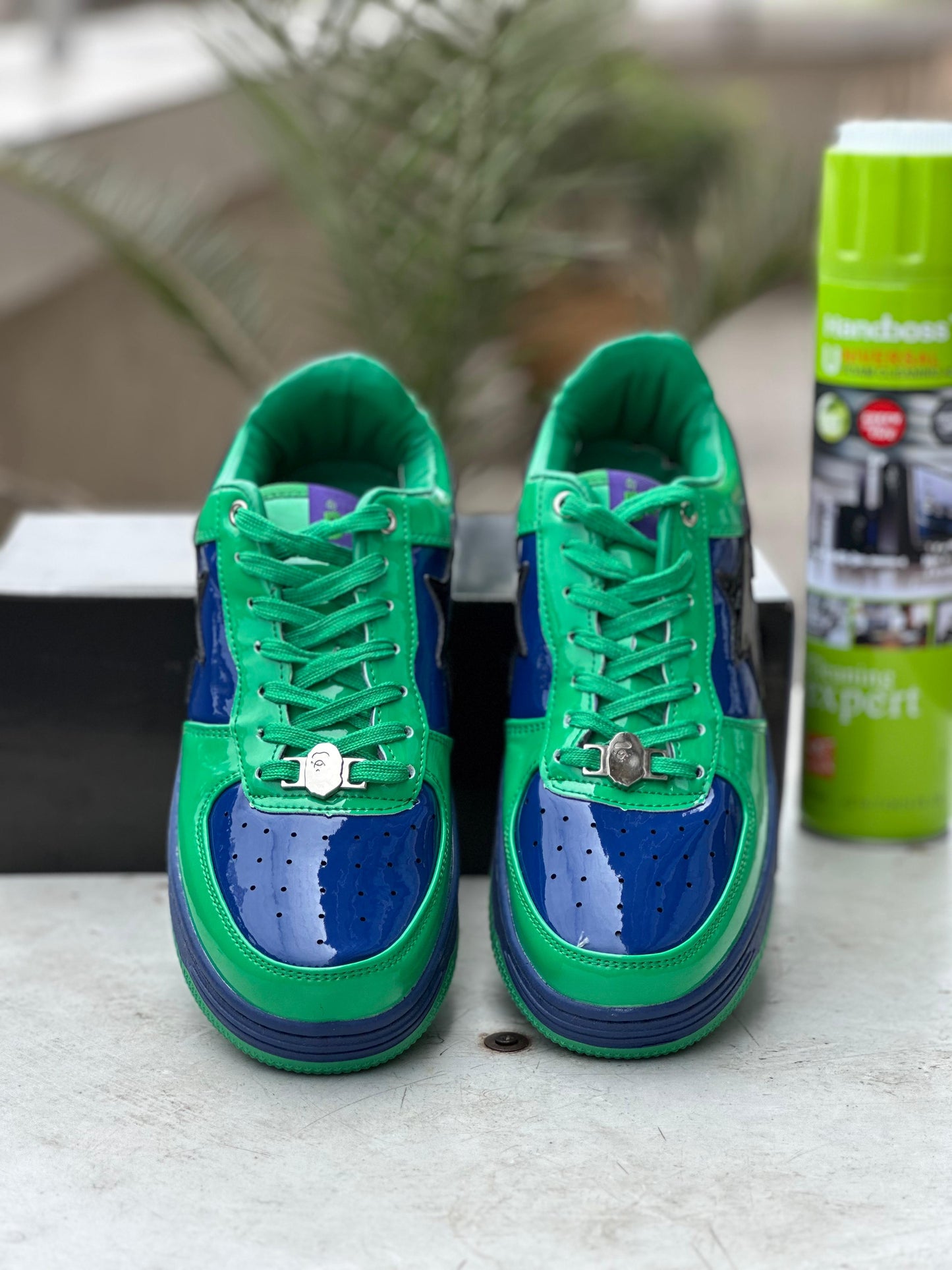 Bapesta Low – Green/Navy