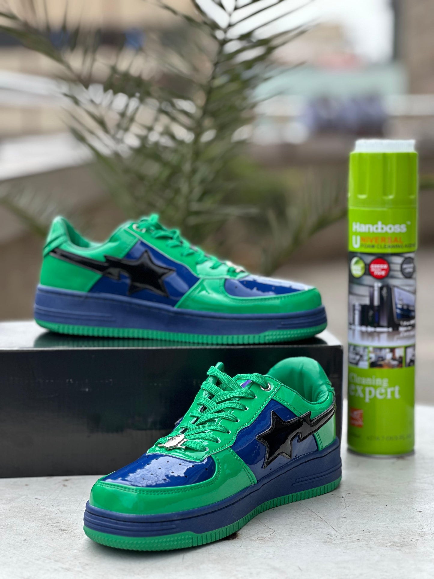 Bapesta Low – Green/Navy