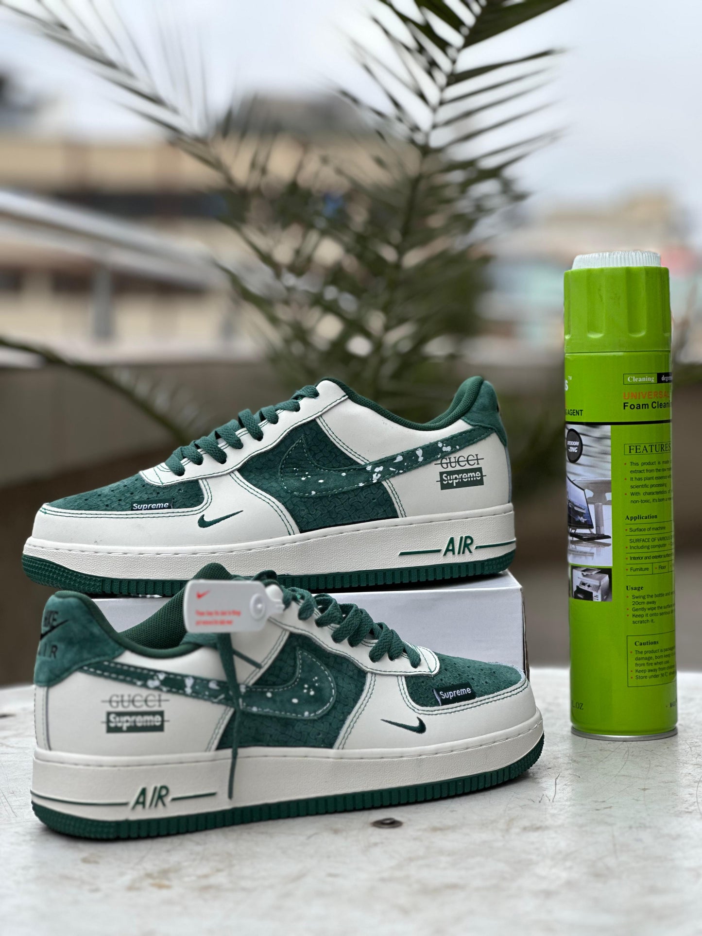 Supreme x Gucci Inspired Air Force 1 – Green