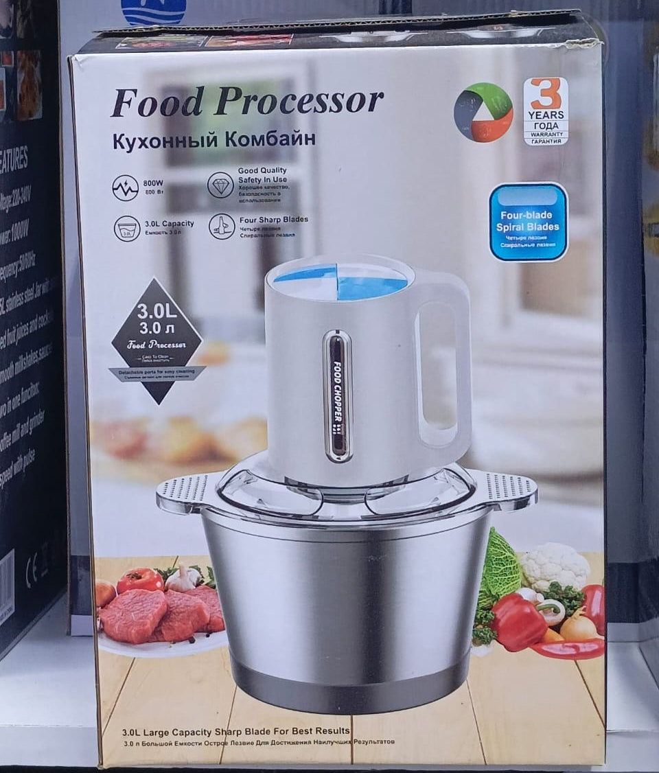 Food Processor Chopper 3L