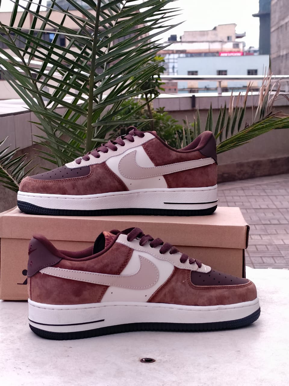 Nike Air Force 1 Low – Brown Suede/Cream Edition