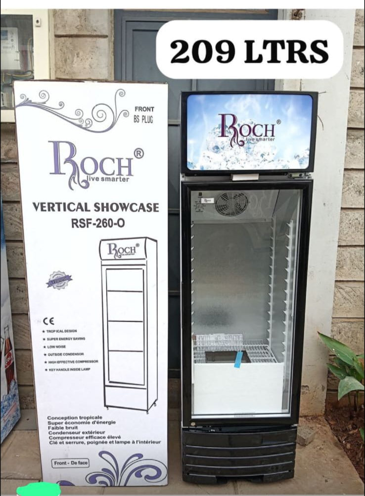Roch vertical Showcase Chiller Fridge 209L