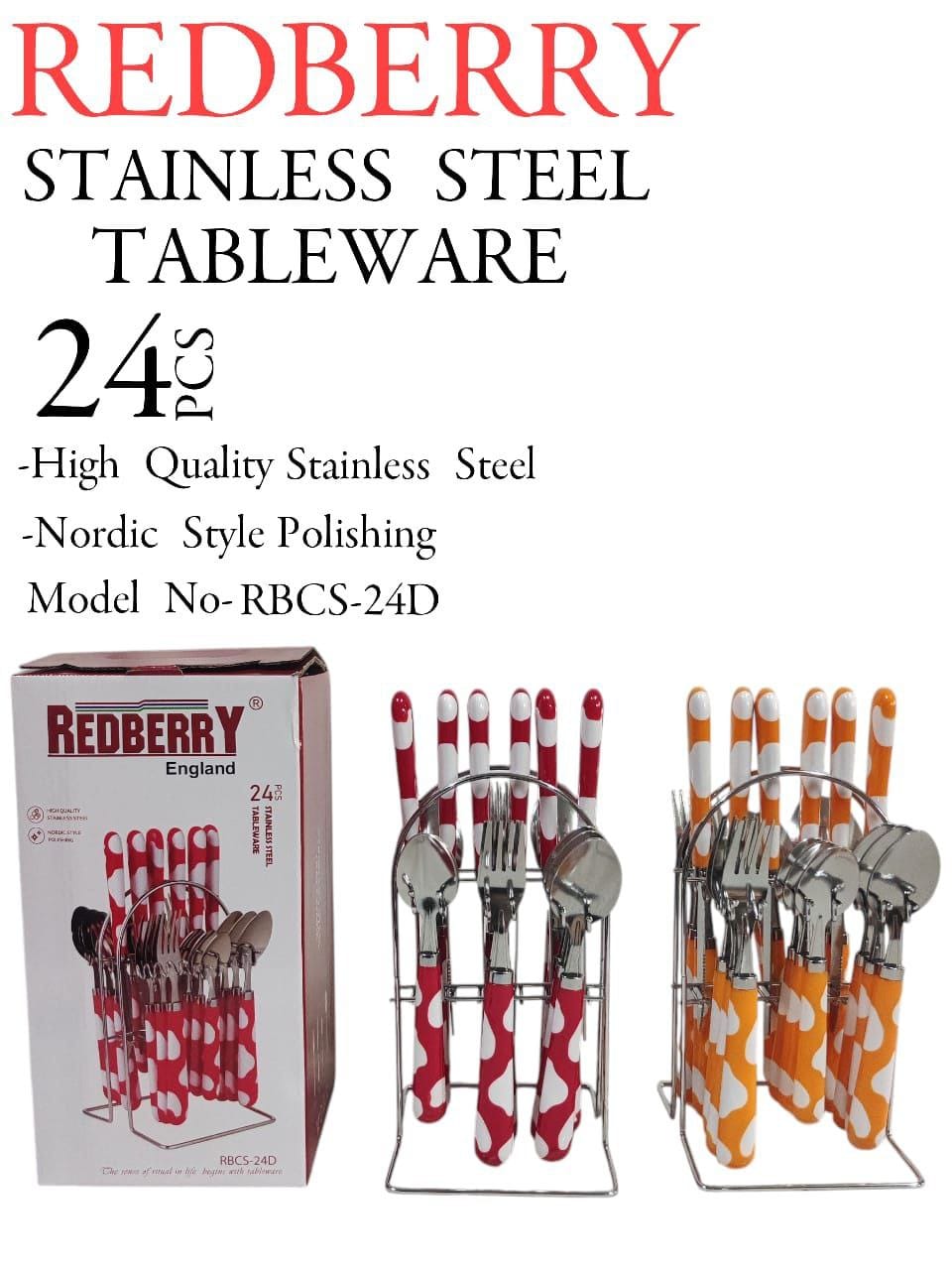 Redberry Stainless Steel Tableware