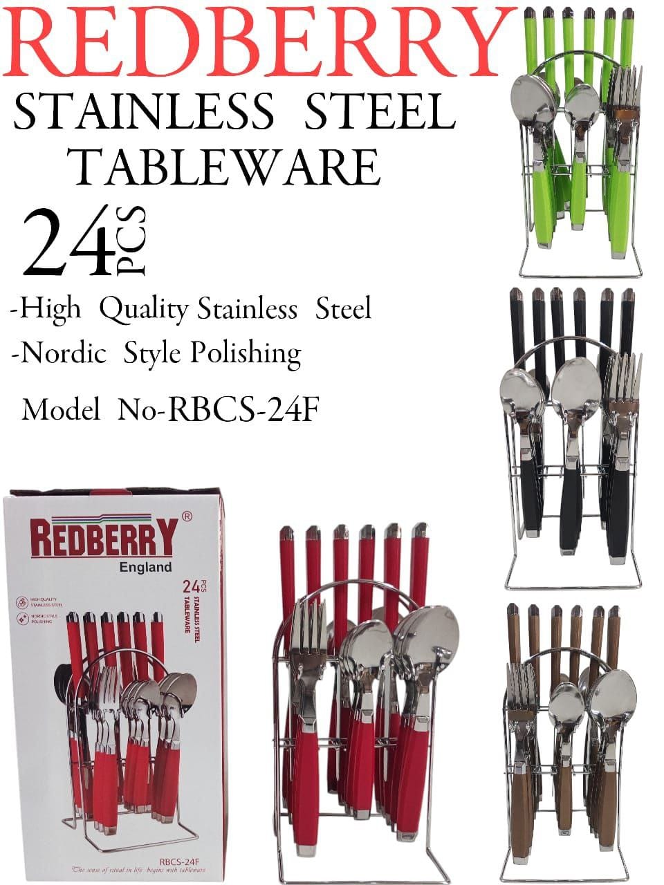 Redberry Stainless Steel Tableware