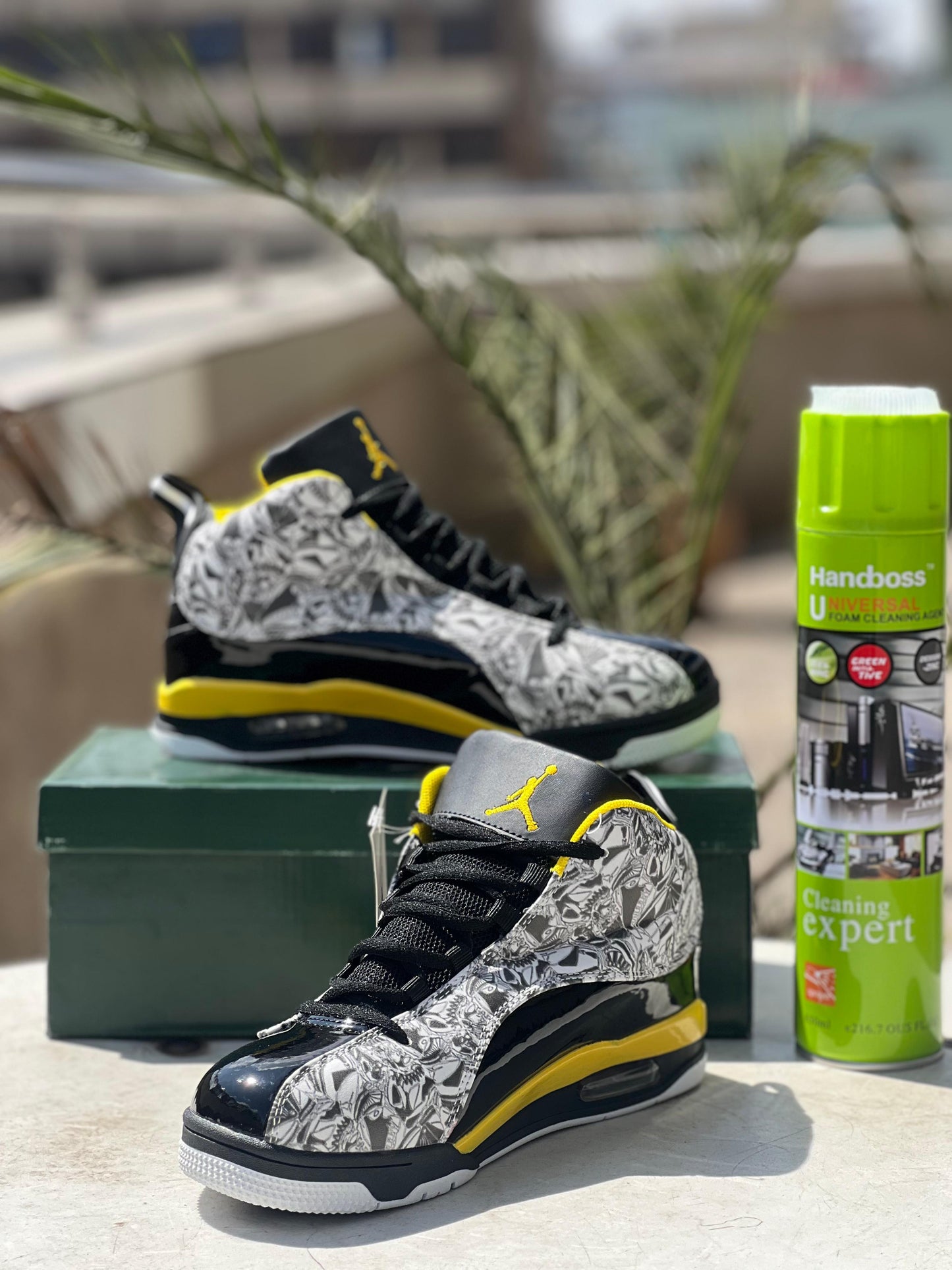 Air Jordan Dub Zero Yellow Sneakers