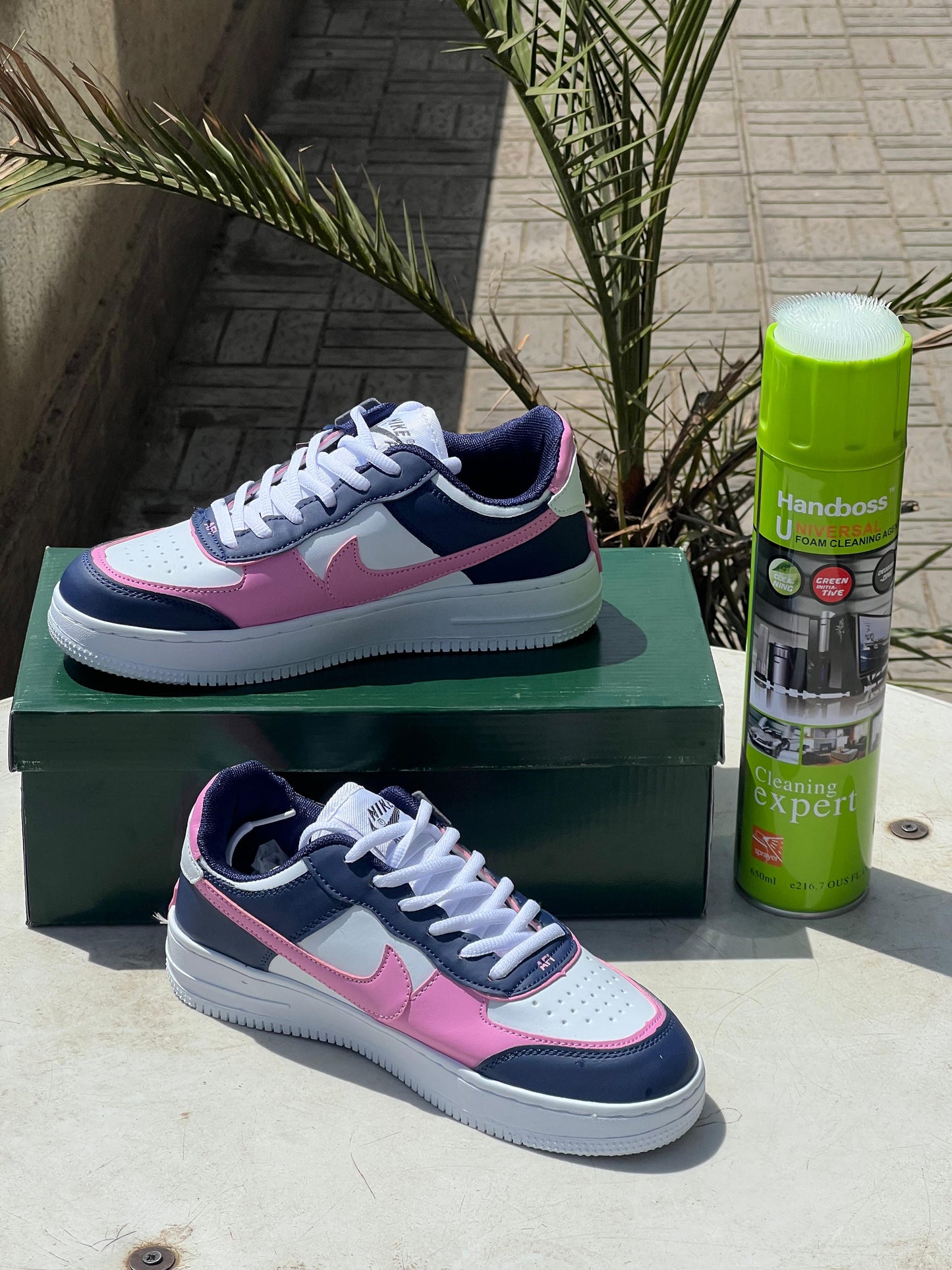 Nike Air Force 1 Shadow – Navy/Pink/White