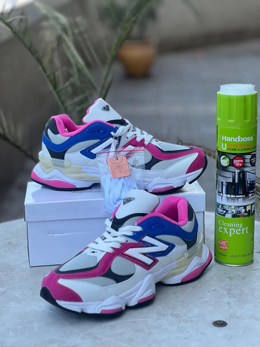 New Balance 9060 – White/Pink/Blue