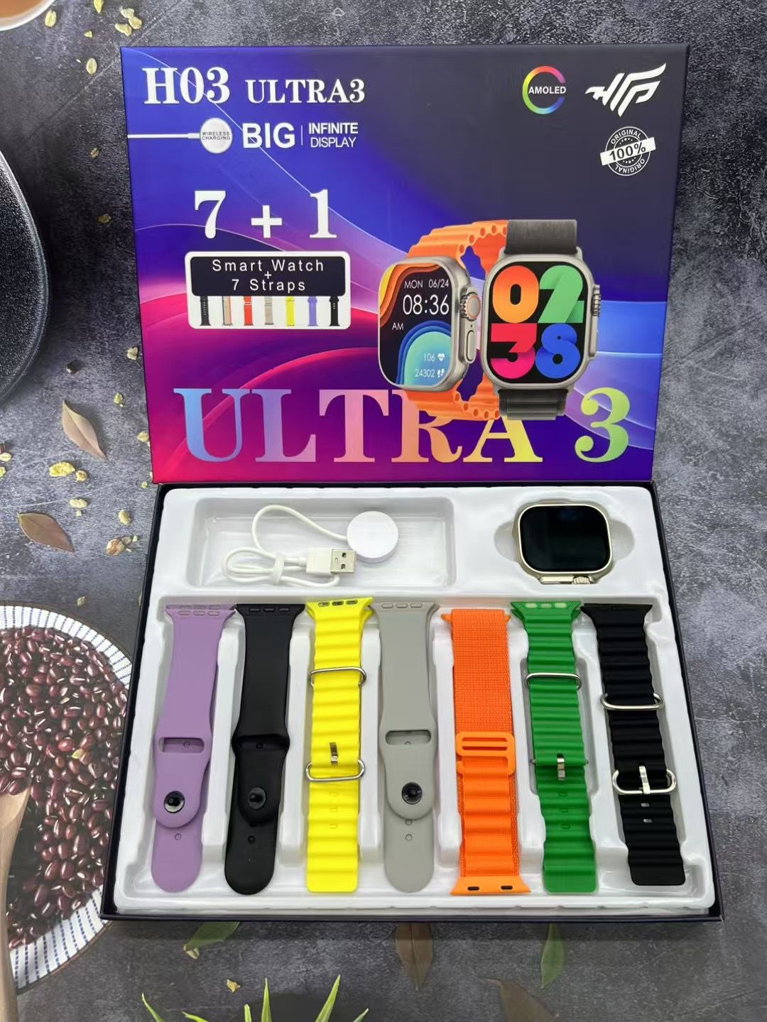 H03 Ultra 3 7+1 Smart Watch