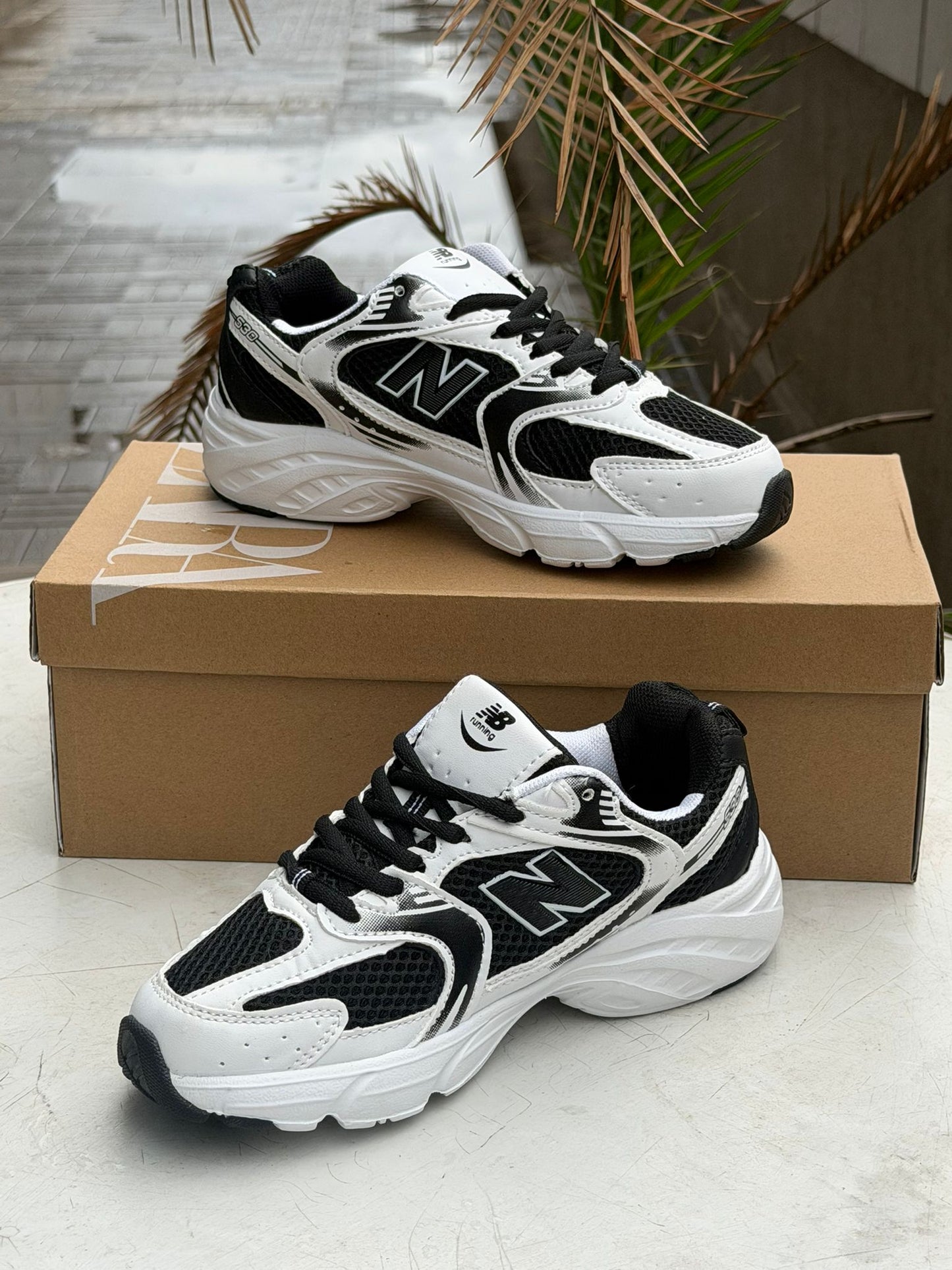 New Balance 530 Kids - white Black