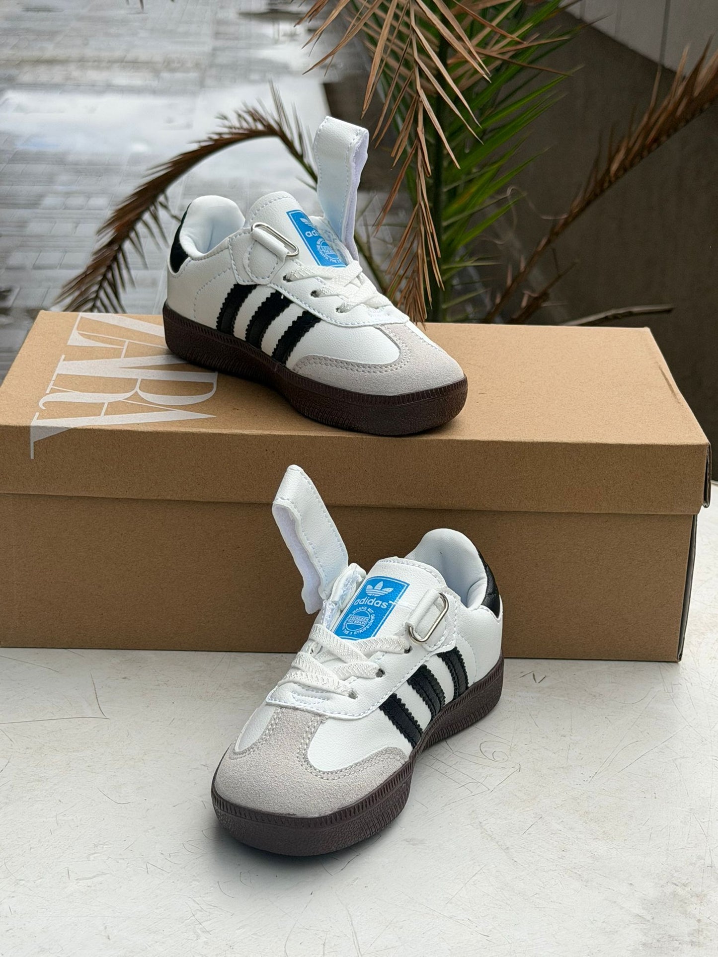 Adidas Samba Kids -White Black