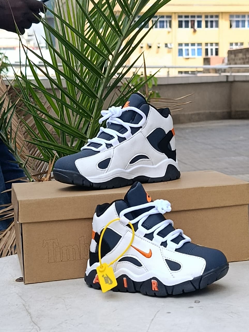 Kids Nike Air '96 Retro sneakers-Navy,white,Orange