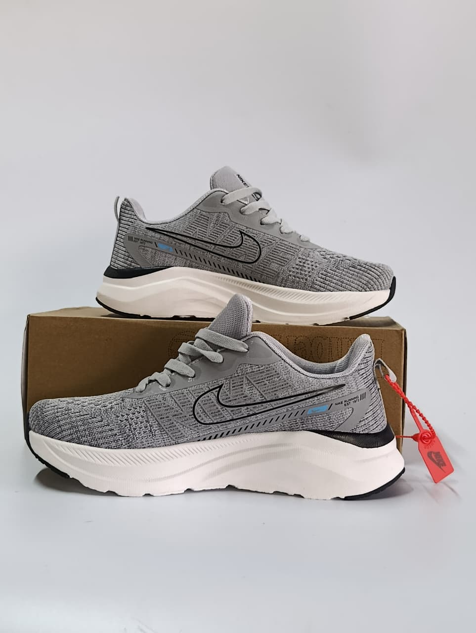Grey Nike Running Shoes