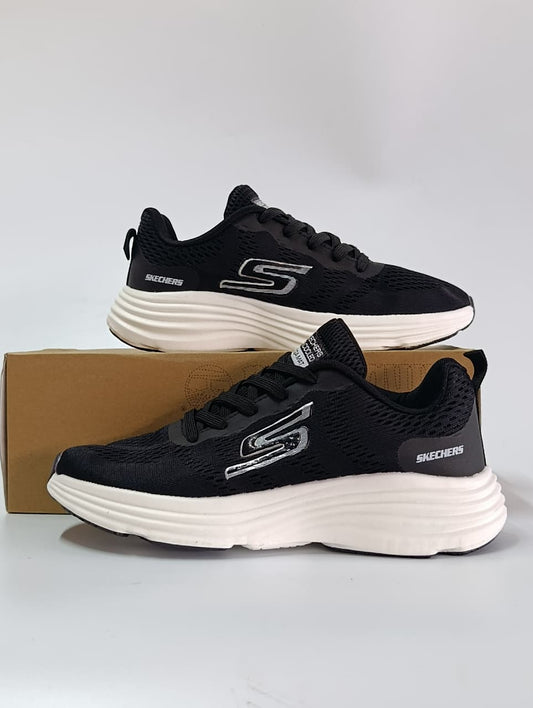 Sketchers Running Sneakers-Black
