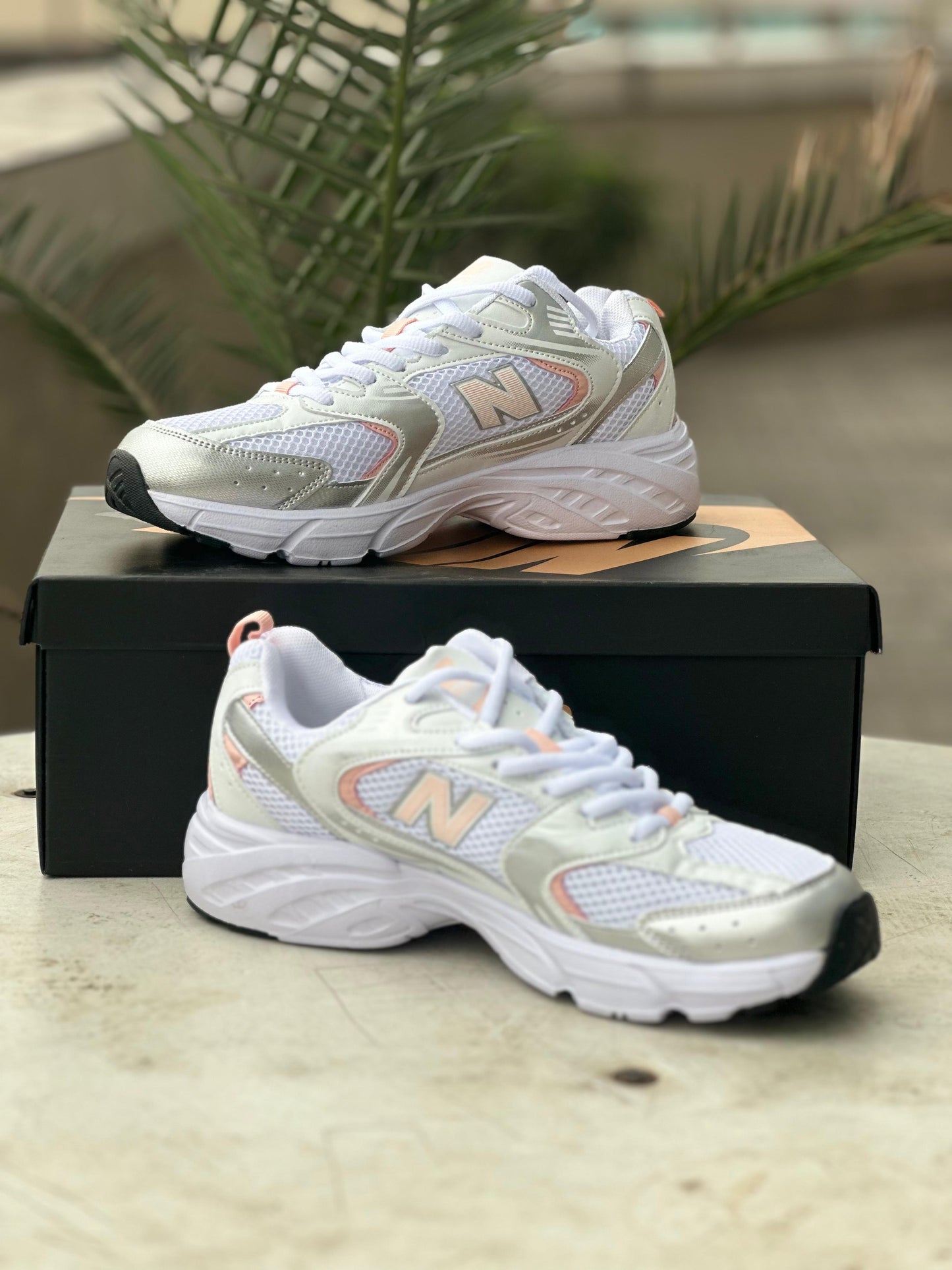 New Balance 530 “White / Silver / Peach”