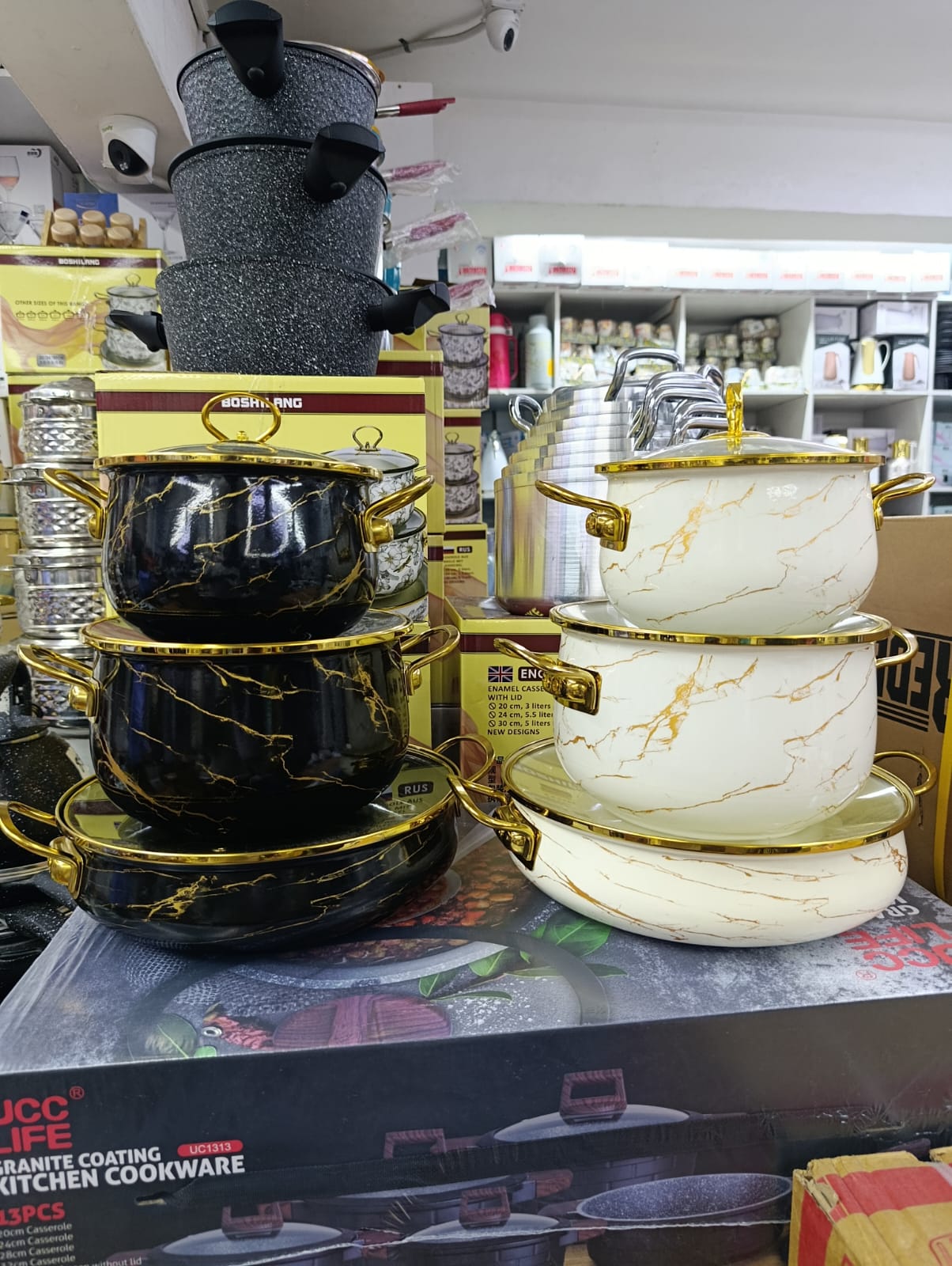 6pcs Enamel Casserole Sets With Lid