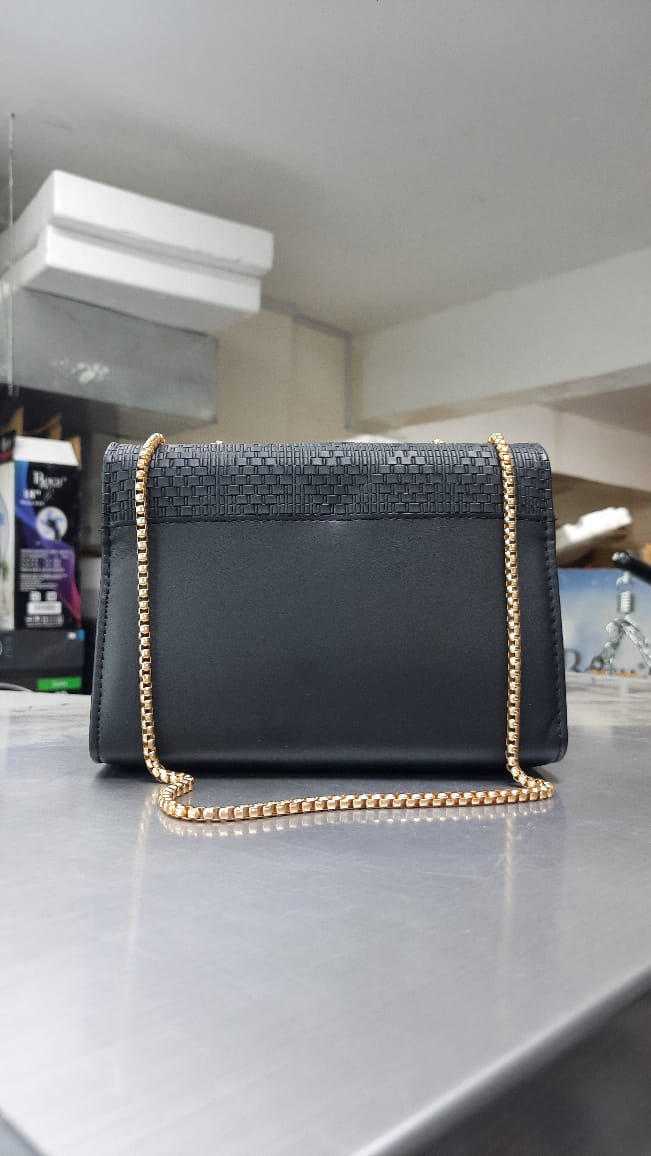 The Chic Woven Flap Crossbody