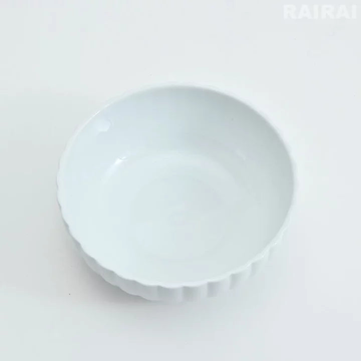 Ceramic Fluted Bowl (12'')